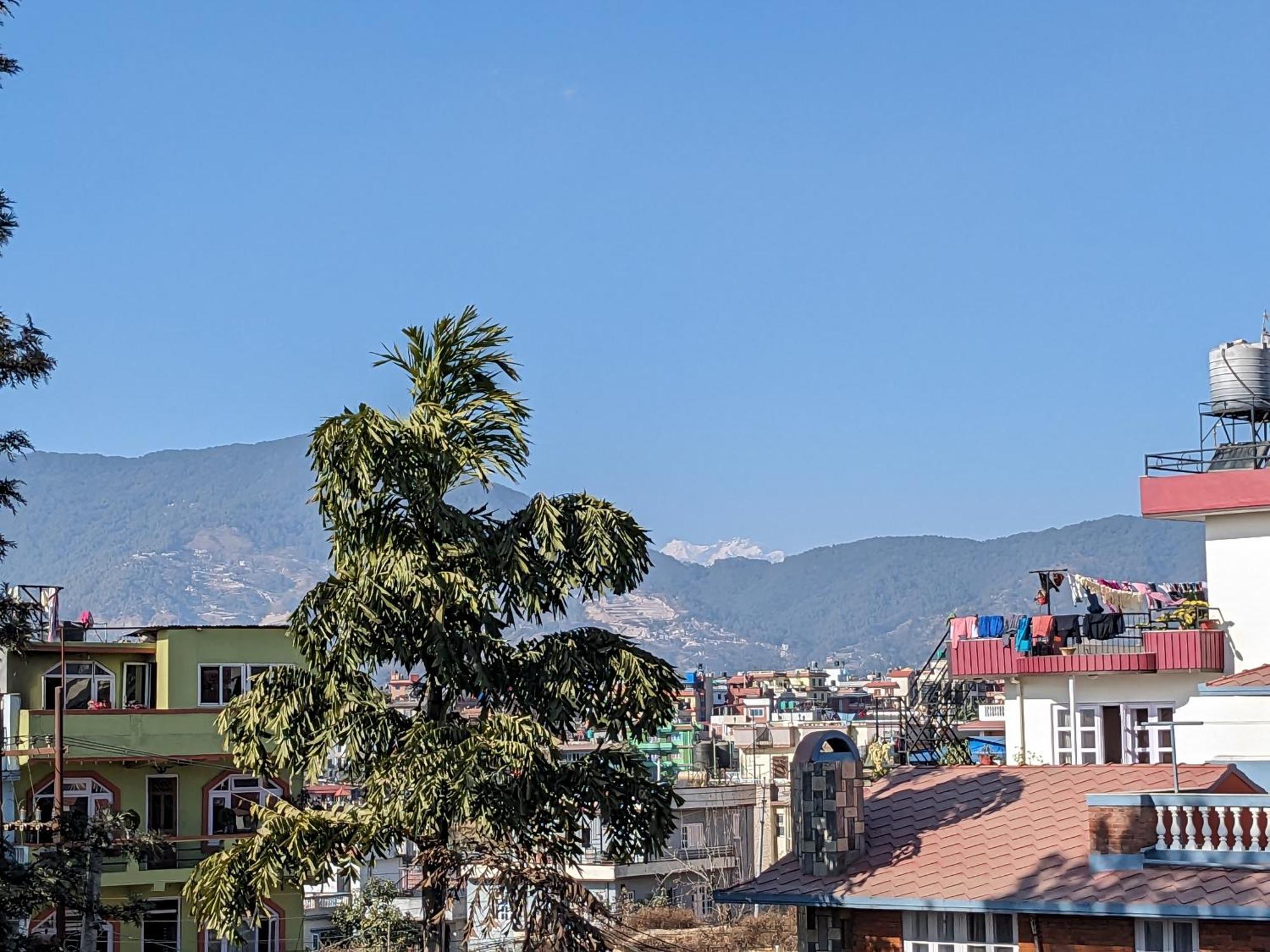 Family Home With Rooftop Access And Mountain View Катманду Экстерьер фото