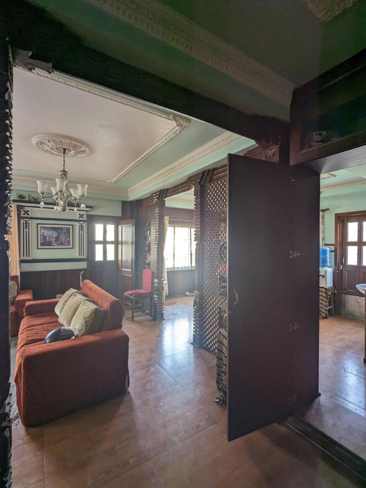 Family Home With Rooftop Access And Mountain View Катманду Экстерьер фото